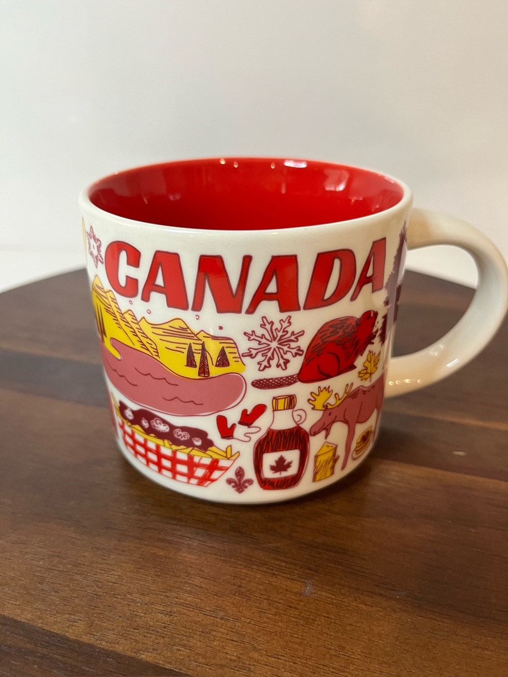 Starbucks Canada “Been There Series” Mug Red Interior 2018 Collector